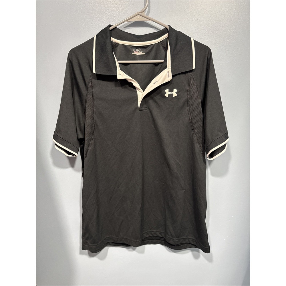 Under Armour Mens Golf Large HeatGear Loose Athletic Performance Black
